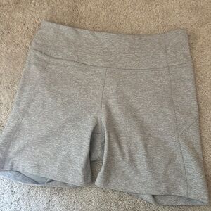 Outdoor Voices Gray Heather Bike Shorts